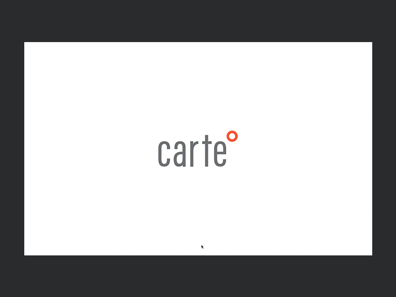Carte Chef Profile animation atomic chef cook culinary interaction interface profile prototype ui ux web