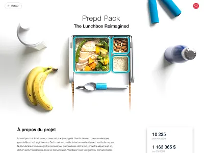 Crowdfunding Campaign - Day 032 #DailyUi campaign crowdfunding dailyui one pager ui