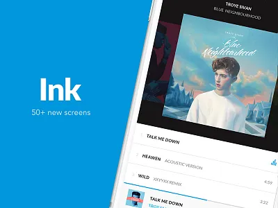Ink Update. Coming soon ink media music recommendations social ui ux