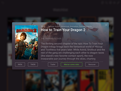 Watchlist - Movie Panel dialog icons menu movies preview watchlist web