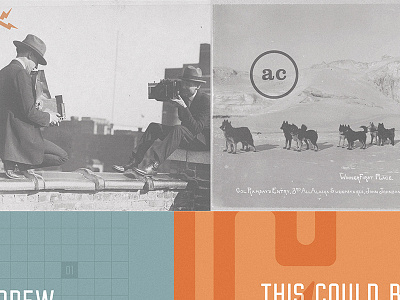 Personal Brand Exploration/Mood brand branding collage identity lightning bolt logo logomark moodboard symbol type typography uta