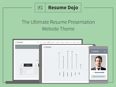 ResumeDojo HTML/CSS Theme business calendar career creative curriculum vitae cv freelance personal portfolio presentation resume skills