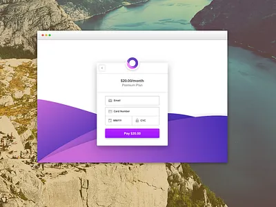 Payment card credit creditcard dailyui day002 forms gradients material payment purple stripe