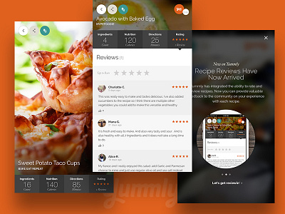 Yummly Recipe Reviews app comments food ios mobile rating recipes reviews stars yummly
