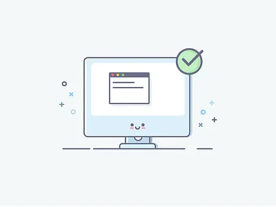 Task complete illustration complete flat illustration task