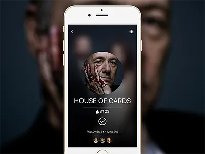 Second Screen App - Discover app design entertainment flat ios mobile movies shows social tv ui ux