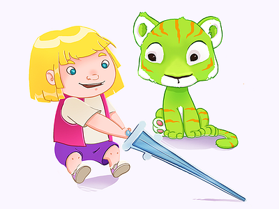 We Once Were Young battle cat battlecat cringer cub he man heman masters of the universe power sword sword tiger toddler