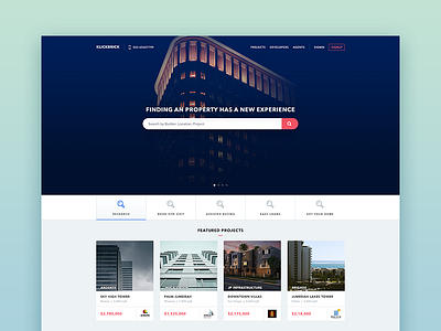 Real estate apartment house landing page listing property real estate web website