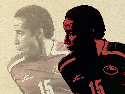Jean Beausejour fútbol poster poster art soccer
