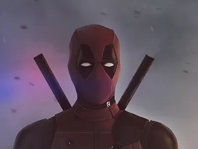 Deadpool fan art 2d art cintiq deadpool digital dimitri dimz fan illustration le roch painting photoshop