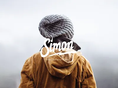 Simon Logo branding font identity illustration logo logotype typography