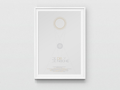 De Día y de Noche Poster affiche cartel design mexico minimalism poster science fiction