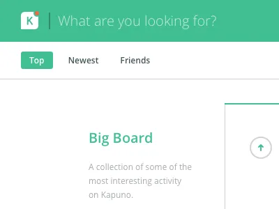 Kapuno - Search & Navigation navigation search