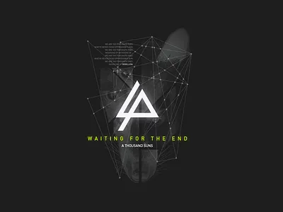 LP Poster 454. 3yi43. a thousand suns bfbfj freebies linkin park lp polygon posters poster typo waiting for the end