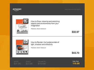 Daily UI :: 16 - Email Receipt daily ui dailyui email flat reciept