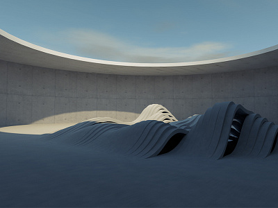 Wave 3d c4d cinema4d colours concept paint scratch texture texture concept title