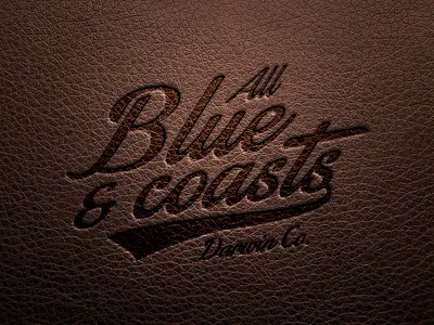 Free Leather Logo Mock-up black brown display free freebie leather logo mock up mockup presentation pressed