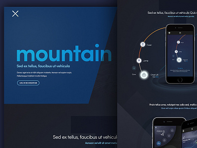 Ski App app color ios landing logo mountain page ski snow snowboard