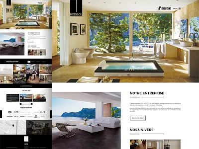 Medisol Website black design interface ui ux website white