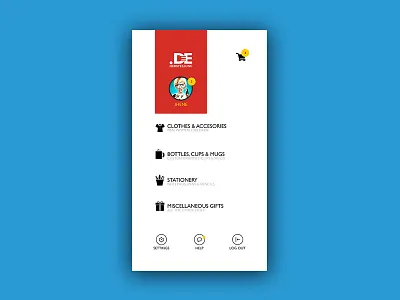 Menu app ecommerce ios menu shop ui ui design ux