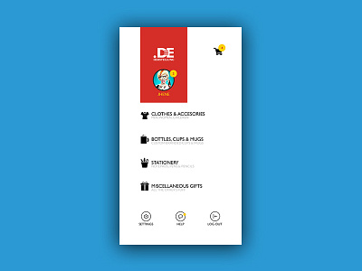 Menu app ecommerce ios menu shop ui ui design ux