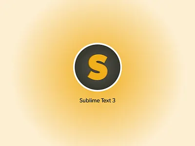 Sublime Text 3 download free freebie gradient icon illustration letter sublime text type vector