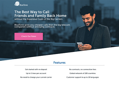 Landing Page css html landing page photoshop web design website