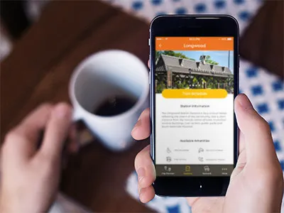SunRail redesign concept - Station Details app ios mobile redesign sunrail ui ux