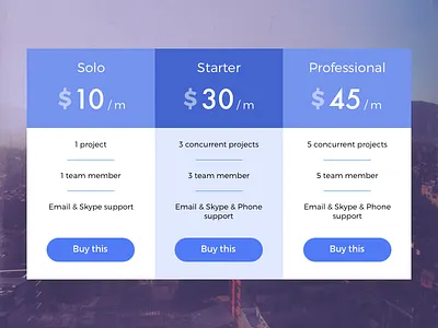 Pricing Table freebie freebie interface landing price pricing purchase table ui ux web