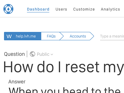 Helpjuice Test Screen cms faq help helpjuice intelligent minimal ui wordpress