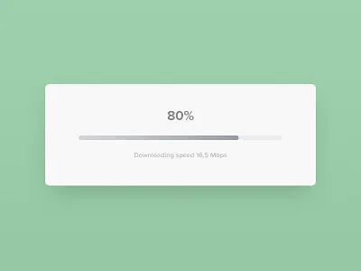Progress Bar - Day 86 #dailyui bar clean daily dailyui download gradient interface loading minimal progress ui ux