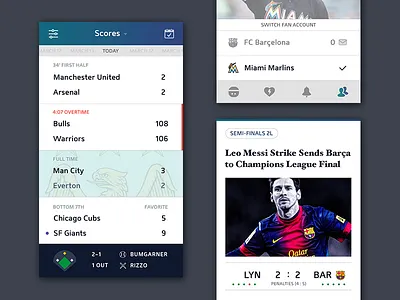 Sport Scores apple community icons invite ios iphone 6 plus profile soccer social sports ui