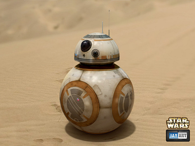 BB-8 3d bb 8 bb8 character cute disney jaydenart lucasfilm sand star wars starwars sunny