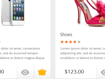 Store ecom ui web design