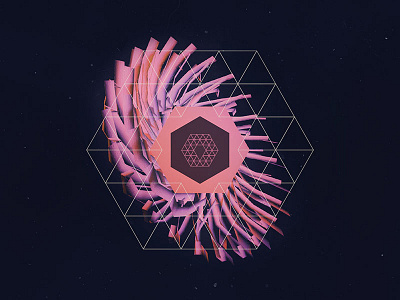 238W059 3d album cinema4d cover illustration music octane photoshop