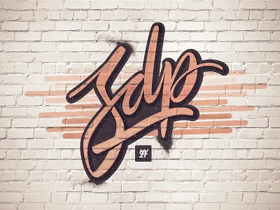 SDP Process graffiti handlettering letters typography vectors