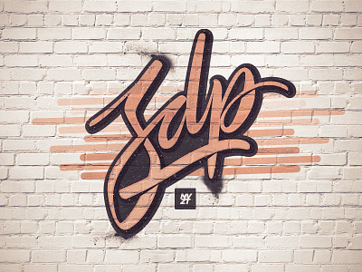 SDP Process graffiti handlettering letters typography vectors