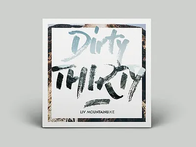 Typo Card for a Mountainbike card mountainbike oudoor plain shadow teaser typo typography