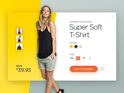 Shopping Cart (Product Quick view) add to basket button cart daliy ui details e commerce product shopping ui ux