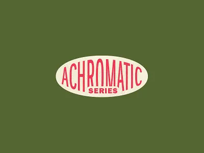 Achromatic Series badge beer branding logo mark typography vintage
