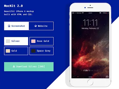 MocKit 2.0 free ios iphone iphone 6 material mock mockit2 mockup resource