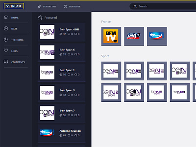 vStream - Video Stream PHP Script hls live stream live streaming live tv stream p2p rtmp tv channels video cms video stream