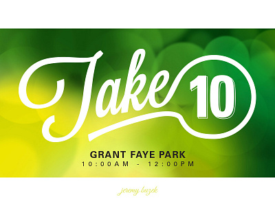 Take 10 bokeh typography