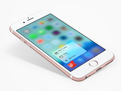 3D Touch 3d touch app apple ios list mobile quick actions task to do todoist