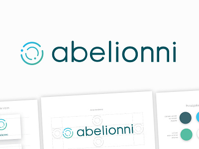 Abelionni brand logo circle corporate it logo service