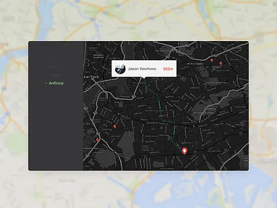 Daily UI :: 19 - Location daily ui dailyui flat location map