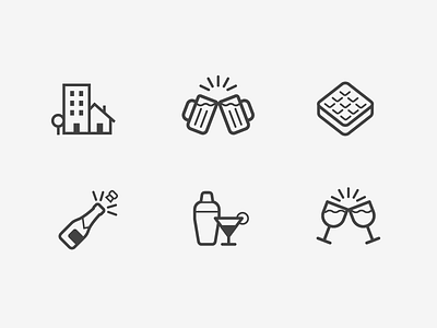 Icon Exploration - Reserve dining icons illustration reserve restaurant