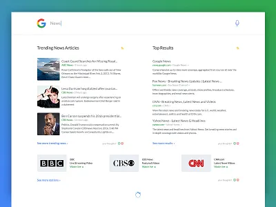 Daily UI #022 - Search + Free PSD autocomplete clean daily ui freebie freebies google news psd results search ui