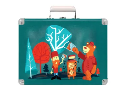 Drinking Buddies Final bear beer brewery craft hipster illustration