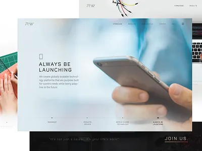 Rockwagon Approach Page layout web